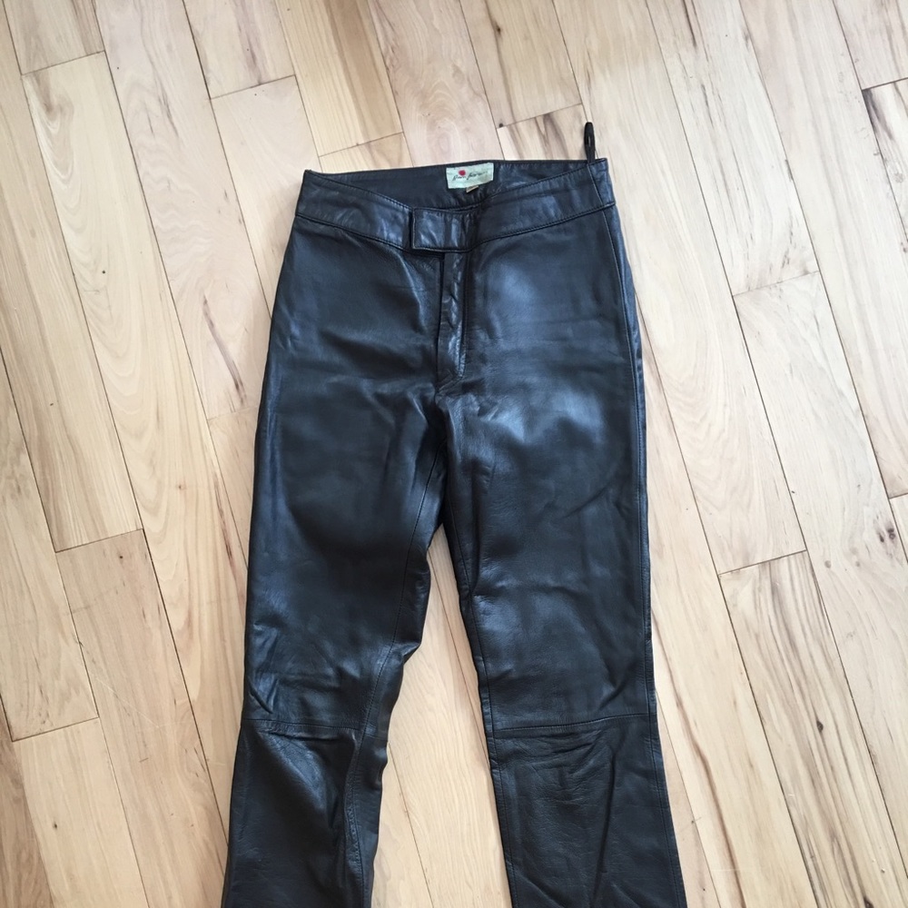 VTG Rem Garson Mocha Brown Leather Pants